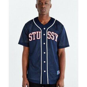Stussy Mesh Baseball Jersey XL